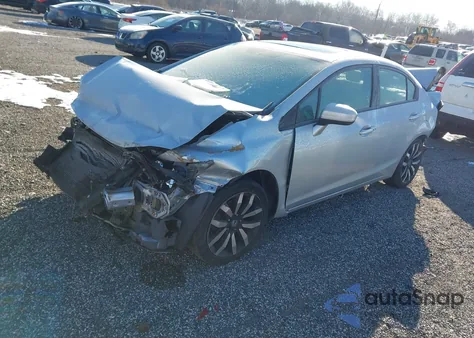 2014 Honda Civic Ex-L z USA, uszkodzony, nr VIN 2HGFB2F96EH558042
